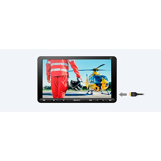 Sony XAV-AX8150D Car Stereo System - 1DIN DAB Bluetooth Apple Carplay Android Auto HDMI
